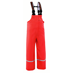 KID'S ZENITH 117 RAIN BIBS - ORANGE SIZE 12Y